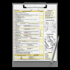 National Institutes of Health Stroke Scale (NIHSS) Notepad